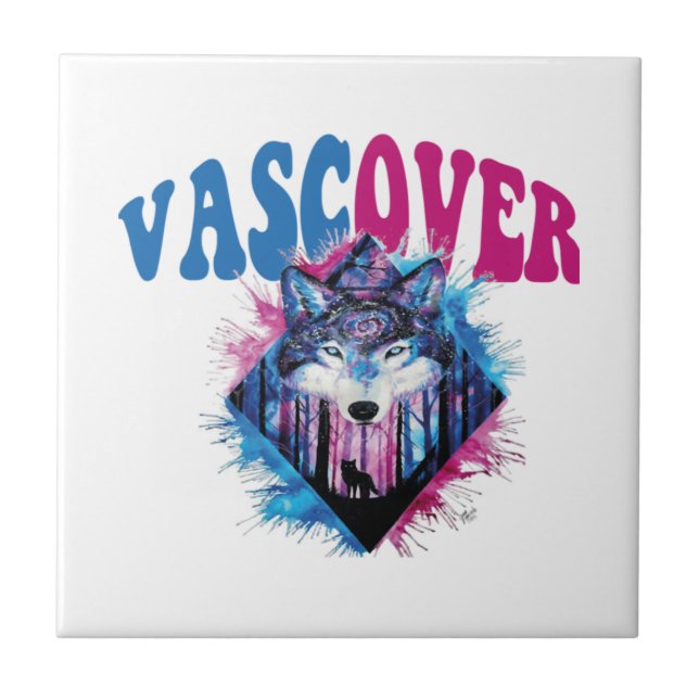 Zidika vascover wolf  Essential Tile (Front)