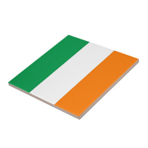 zIE001 Irish FLAG, IRELAND, Tile