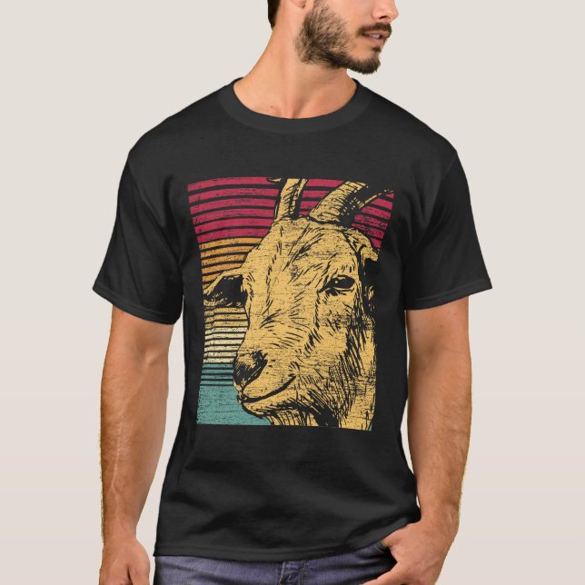 Ziege Retro T-Shirt (Front)