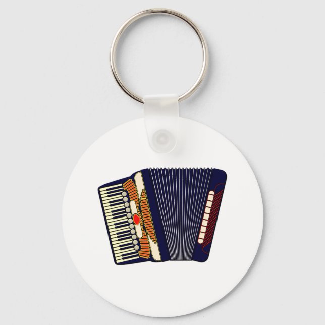 Ziehharmonika Akkordeon accordion Keychain (Front)