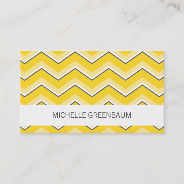 Zig Zag Calling Card (Front)