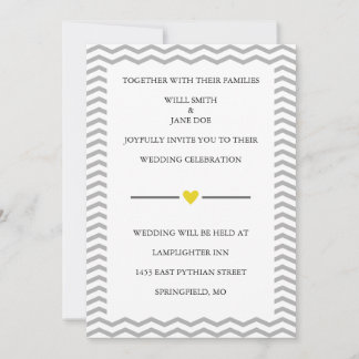 Zig Zag Faire-part de mariage parfait