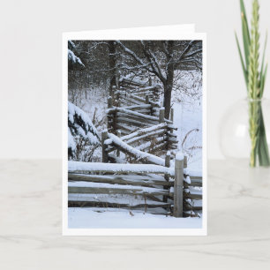 Zig Zag Fence Card