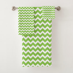 ZIG ZAG - LIME & WHITE