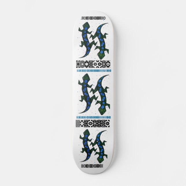 ZIG ZAG lizzard Skateboard (Front)