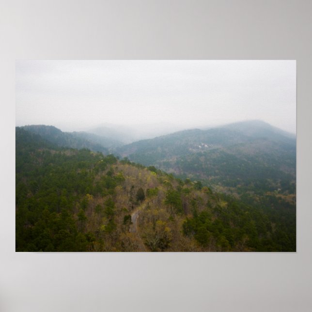 Zig Zag Mountains, Arkansas Poster (Front)