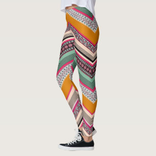 Zig Zag Pattern Leggings