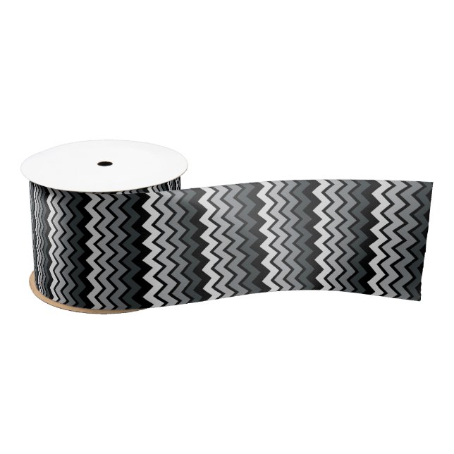 ZIG ZAG SATIN RIBBON (Spool)