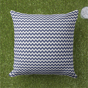 Zig Zag Stripes Outdoor Pillow
