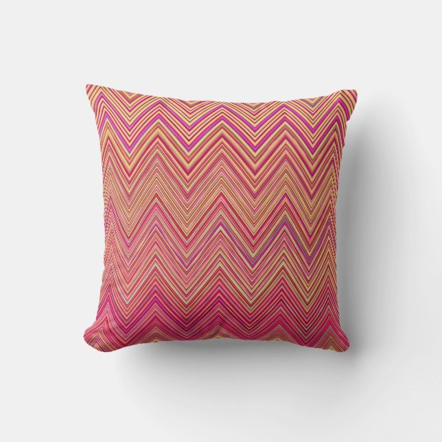 zig zag throw pillow (Front)