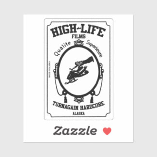 Zig Zag (Turnagain Hard Core) Die Cut Sticker
