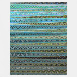 ZIG ZAGGING IN THE SIXTH UNIVERSE FLEECE BLANKET