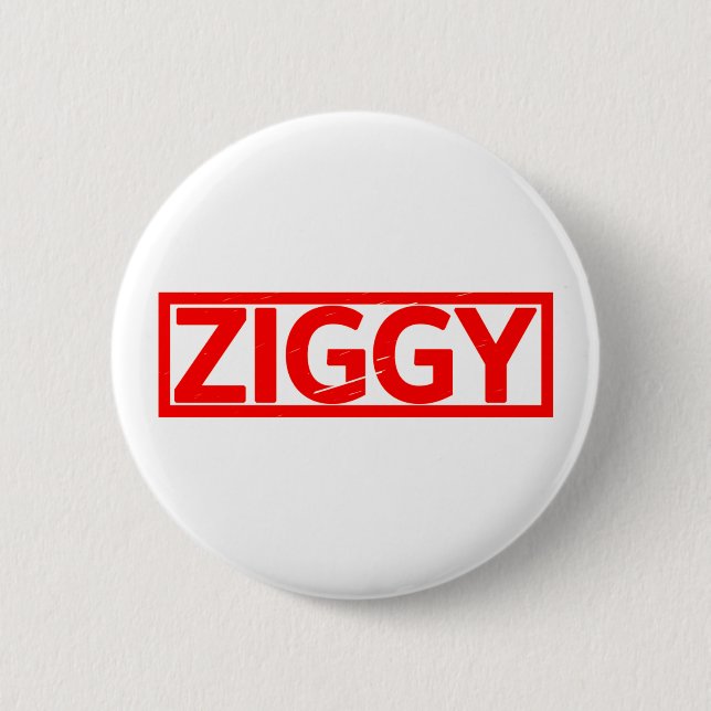 Ziggy Stamp 2 Inch Round Button (Front)