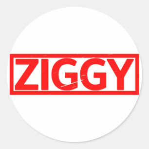 Ziggy Stamp Classic Round Sticker