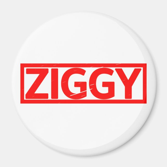 Ziggy Stamp Magnet (Front)