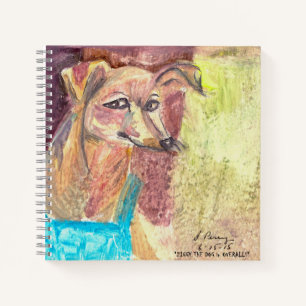 "Ziggy The Dog in Overalls" Notebook