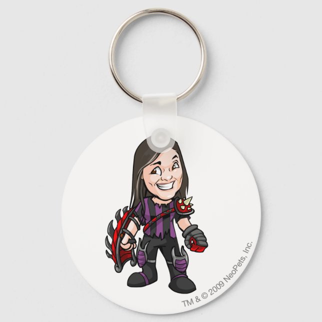 Ziggytron Darigan Citadel Staff Player Keychain (Front)