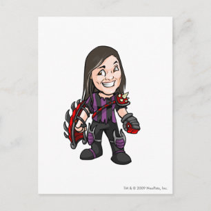 Ziggytron Darigan Citadel Staff Player Postcard