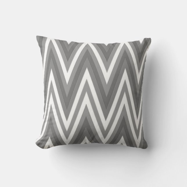 Zigzag 16" x 16" Throw Pillow (Front)