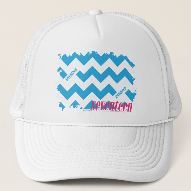 ZigZag Aqua 3 Trucker Hat (Front)