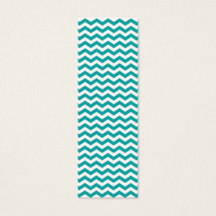 Zigzag blanc vert turquoise de Chevron