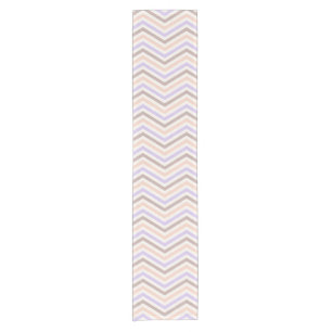 ZigZag Blush Pink Lavender Short Table Runner