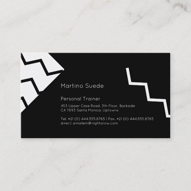 ZigZag Business Card (Front)