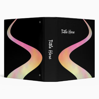 ZigZag Curve (1.5in) on Black Binder