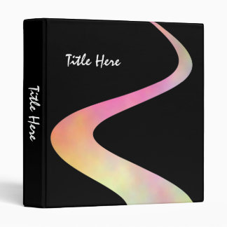 ZigZag Curve (1in) on Black Binder