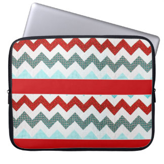 ZigZag For Neoprene Laptop Sleeve 15 inch (Red)