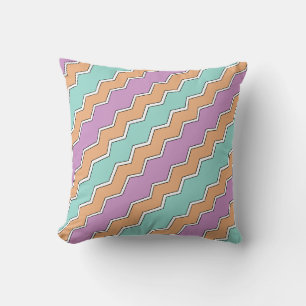 ZigZag Geometric Pattern Throw Pillow