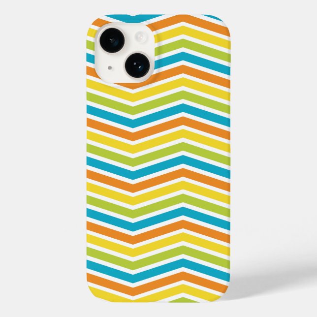 Zigzag lines, colourful patterns, patterns Case-Mate iPhone case (Back)