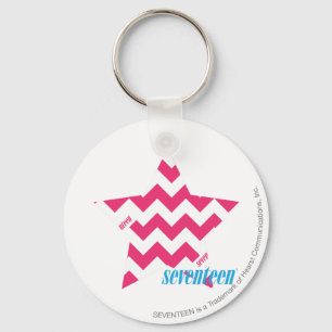 ZigZag Magenta 2 Keychain
