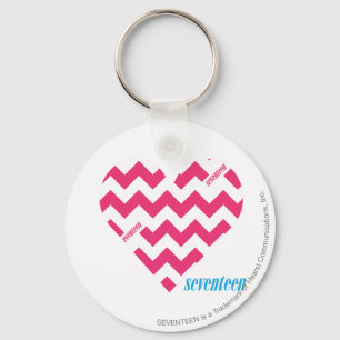 ZigZag Magenta 3 Keychain
