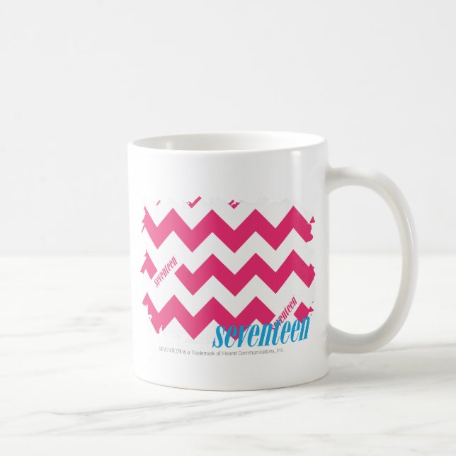 ZigZag Magenta 4 Coffee Mug (Right)