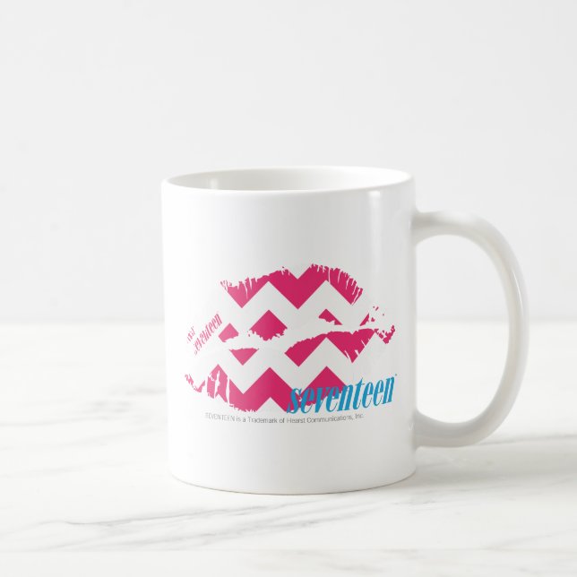ZigZag Magenta Coffee Mug (Right)