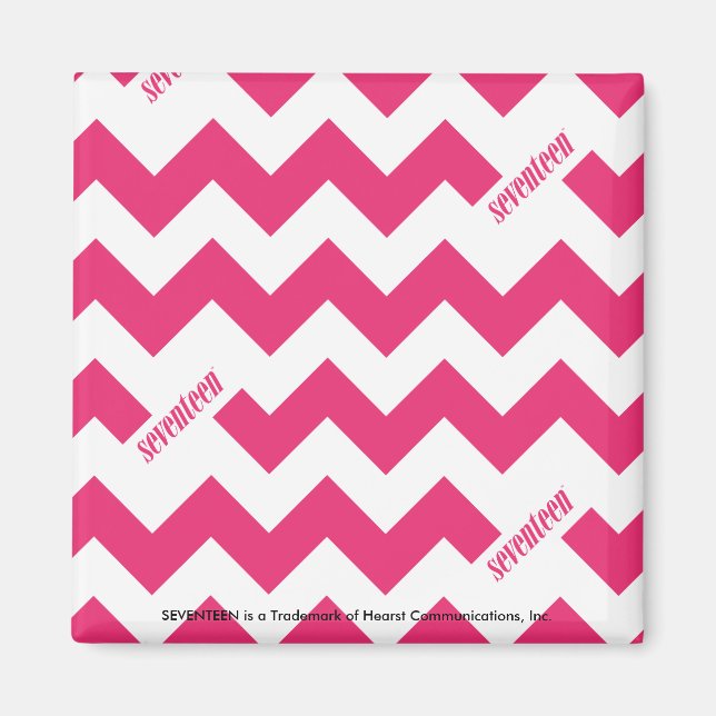 ZigZag Magenta Magnet (Front)