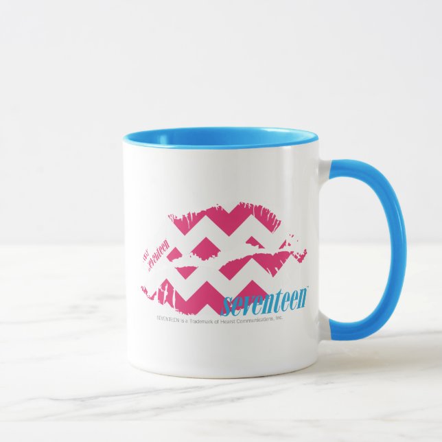 ZigZag Magenta Mug (Right)