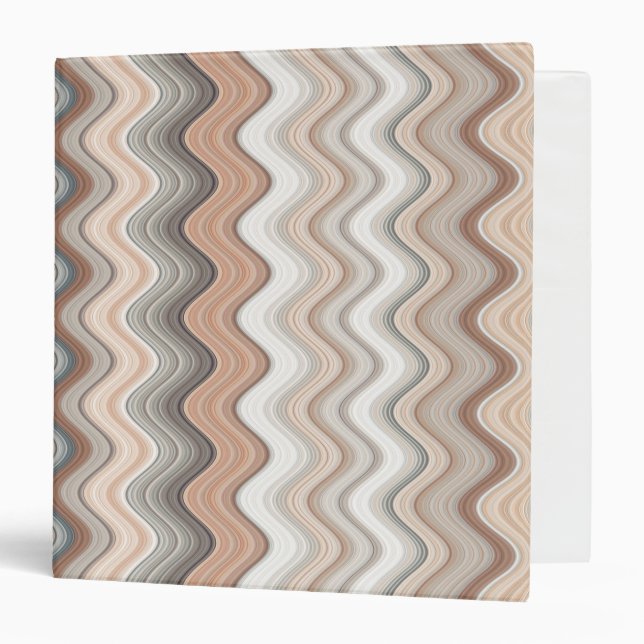 Zigzag Multicolor Pattern    Binder (Front/Inside)