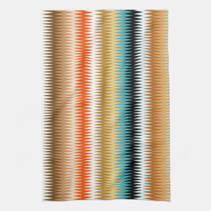 Zigzag Multicolor Pattern  Kitchen Towel