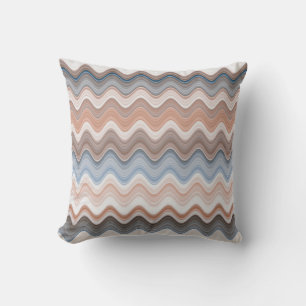 Zigzag Multicolor Pattern  Throw Pillow