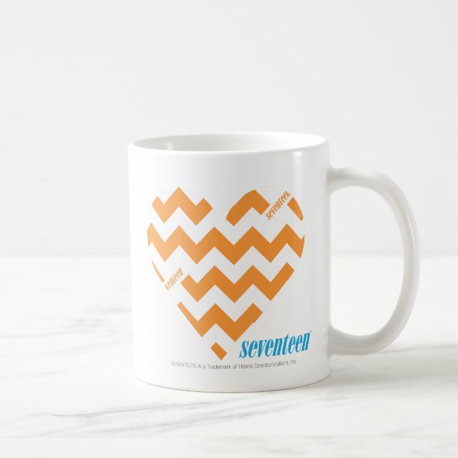 ZigZag Orange 2 Coffee Mug (Right)