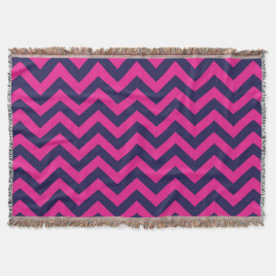 Zigzag pattern 5 throw blanket