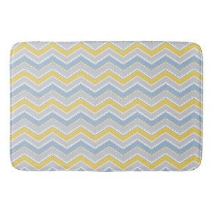 Zigzag pattern  bath mat