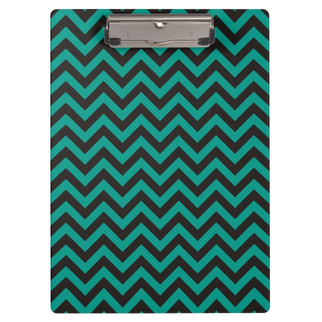 ZIGZAG pattern - black + your background & ideas Clipboard (Front)