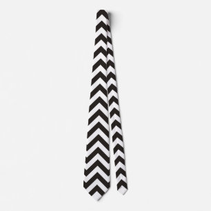 ZIGZAG pattern - black + your background & ideas Tie