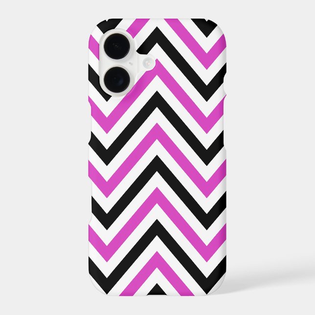 Zigzag Pattern, Chevron Pattern, Pink, Black (Back)