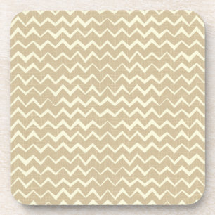 Zigzag pattern coaster