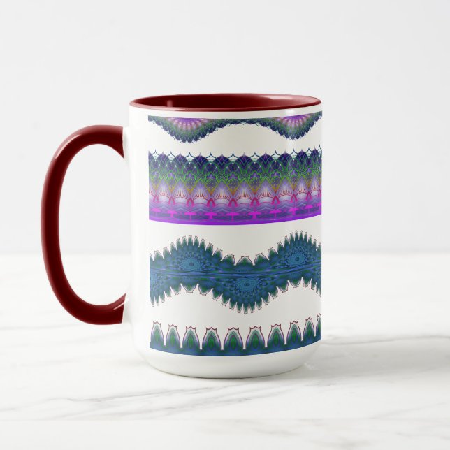 Zigzag Pattern Coffee Mug (Left)