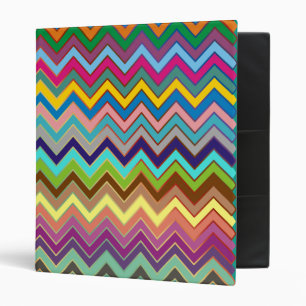 ZIGZAG pattern - coloured + your ideas Binder
